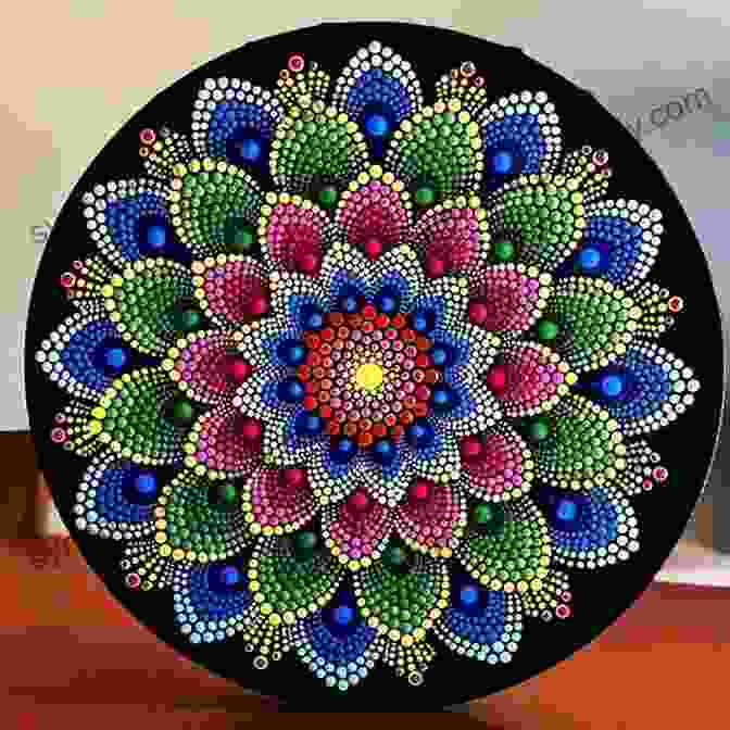 A Colorful And Completed Mandala Mandala Color By Number For Adults