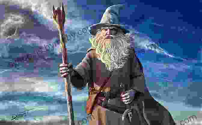 A Wise Old Wizard Holding The Weirdstone The Weirdstone Of Brisingamen And The Moon Of Gomrath