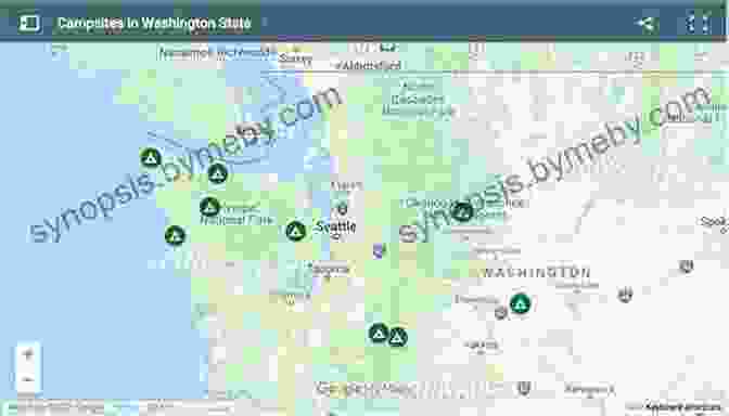 Detailed Map Of A Campsite In Washington State Ray S Guides: Free Campgrounds In Washington State