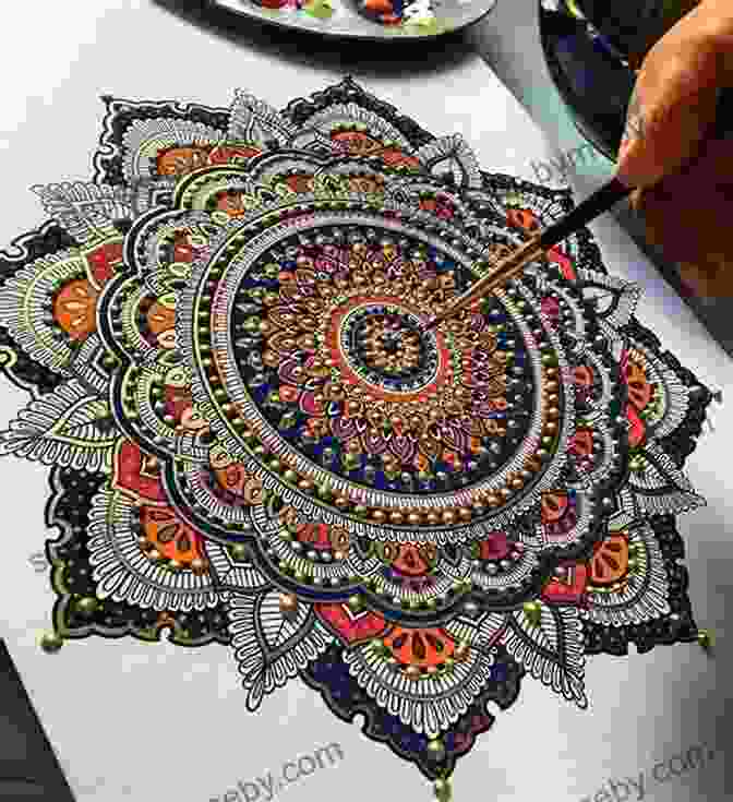 Intricate Mandala Design With An Abstract Pattern Mandala Color By Number For Adults