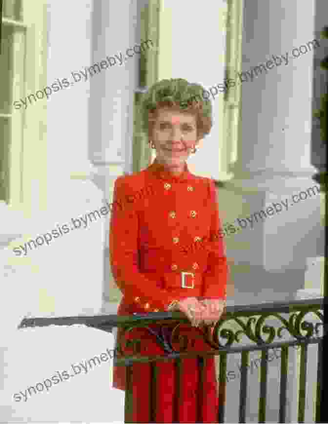 Nancy Reagan Wearing A Red Dress And A Diamond Necklace, Smiling First Women: The Grace And Power Of America S Modern First Ladies