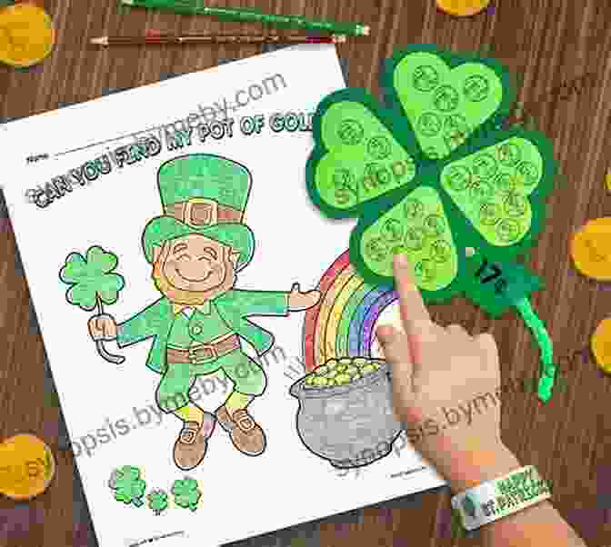 Patrick The Leprechaun Counting Shamrocks 123 Count St Patrick S Day With Me: Children S Counting 1 10