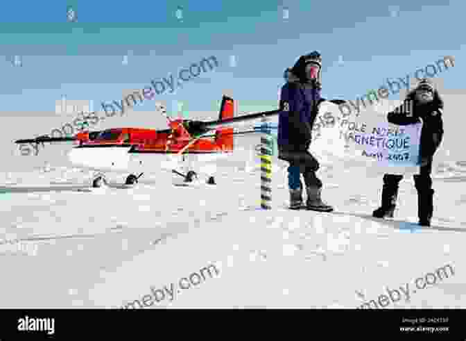 Sarah Jones Triumphantly Stands At The North Pole, Holding A Small American Flag. North Pole Tenderfoot: A Rookie Goes On A North Pole Expedition Following In Admiral Peary S Footsteps