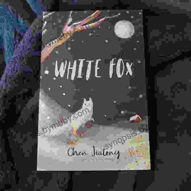 White Fox Dilah Standing Under A Full Moon, Her Eyes Glowing With Determination White Fox: Dilah And The Moonstone