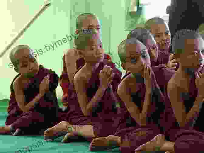 Young Novice Monks Chanting In A Thai Temple Little Angels: The Real Life Stories Of Thai Novice Monks