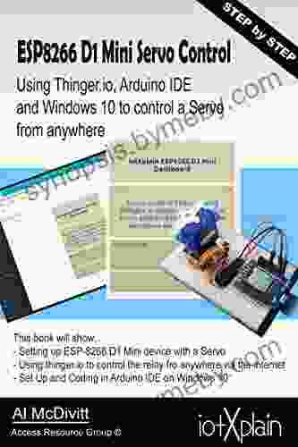 ESP 8266 D1 mini Servo Control from anywhere using Thinger io Arduino IDE on Windows 10